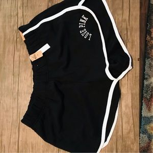 PINK by Victoria’s Secret fleeced lined varsity shorts